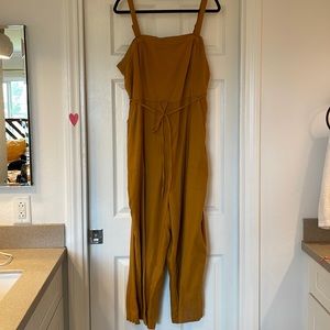 Old Navy burnt orange wide-leg jumpsuit